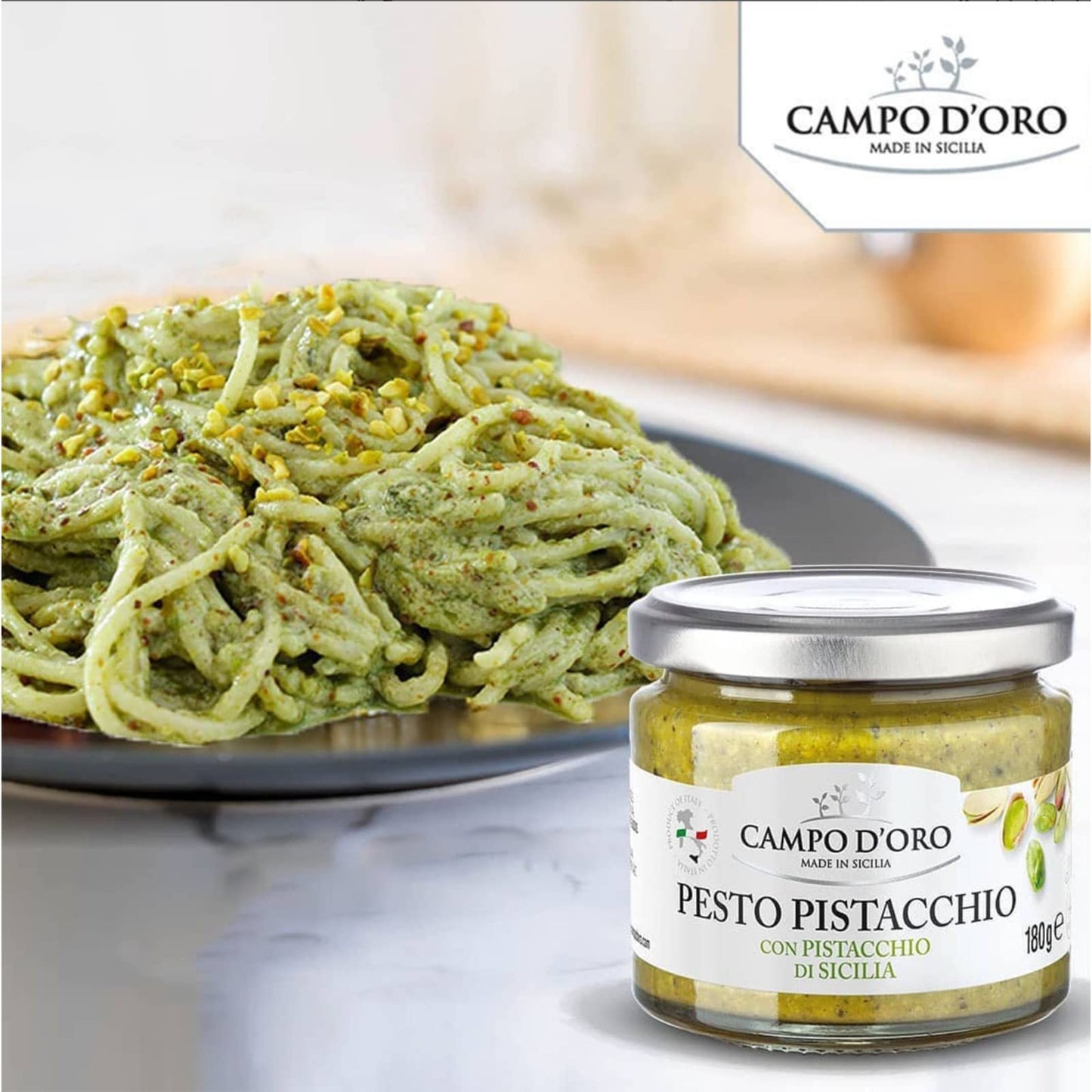 Sicilian Pistachio Pesto Sauce 180g
