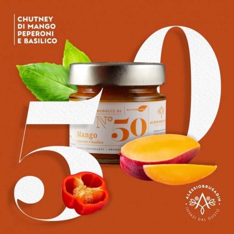 Mango, Pepper and Basil N.50 Chutney 250g