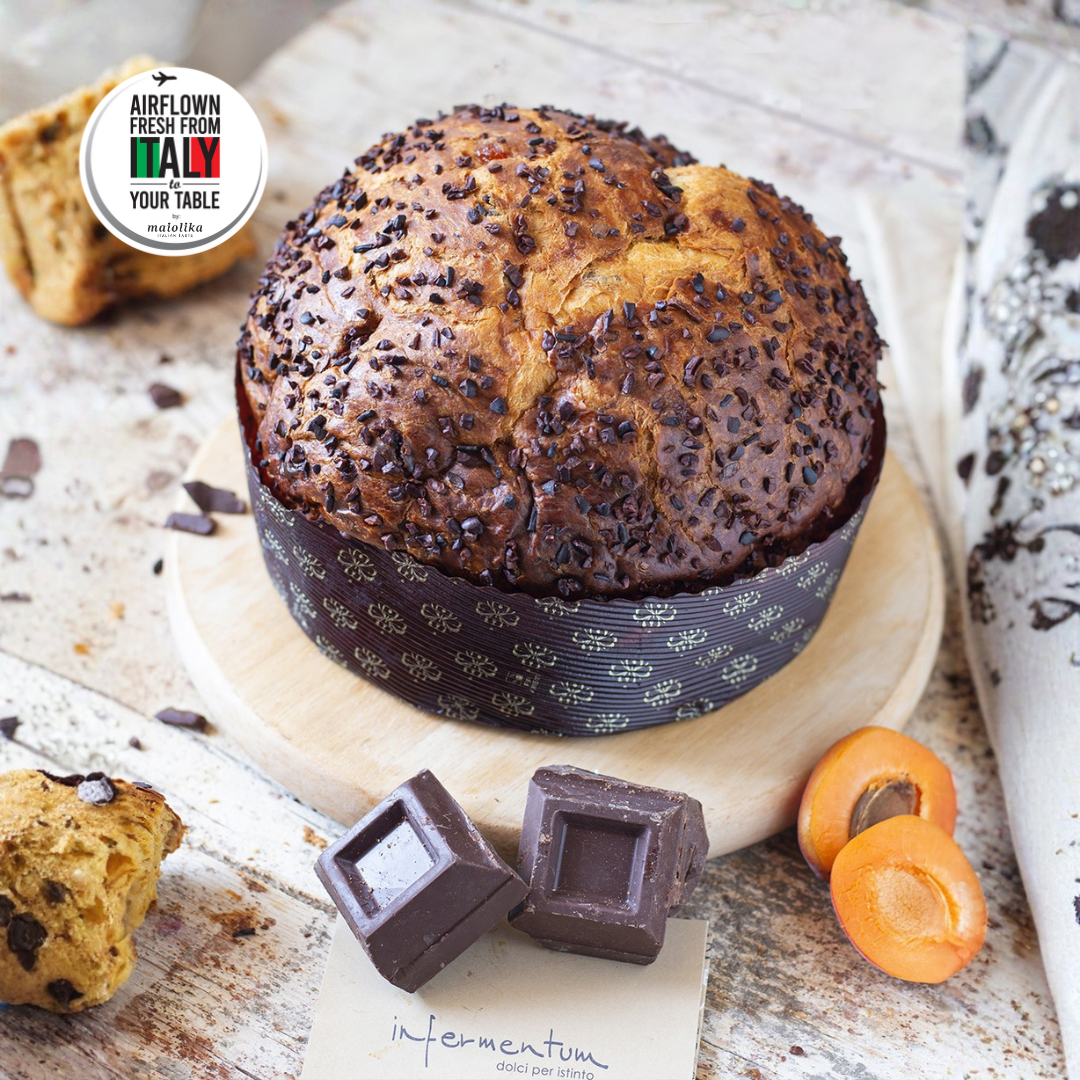 Infermentum - Apricot and Dark Chocolate Panettone