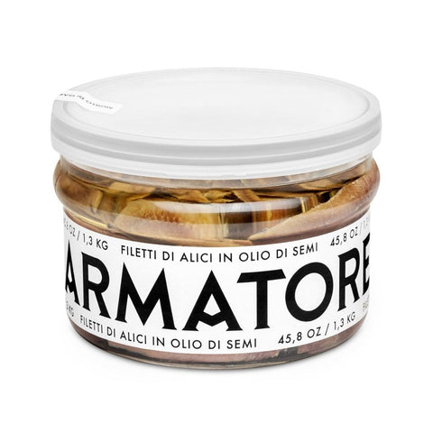 Anchovy filets in olive oil 1.3kg