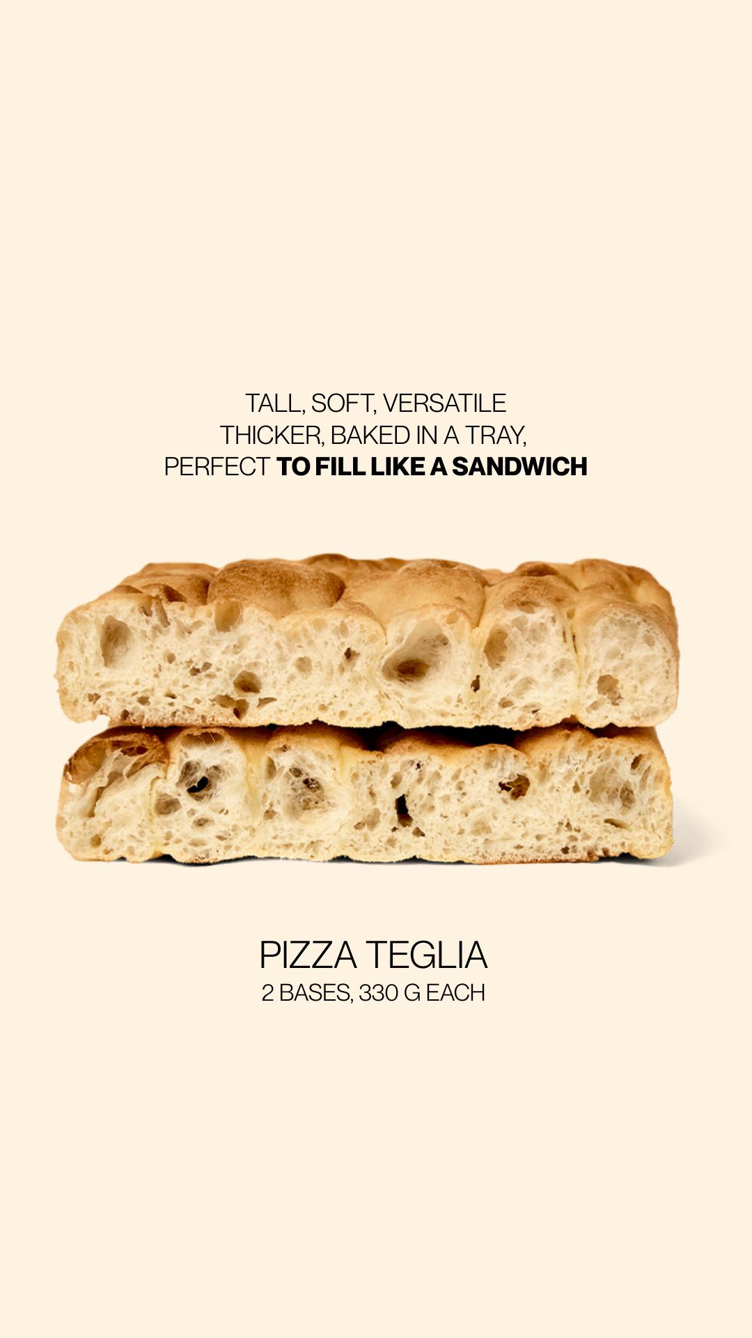 Pizza Teglia Square (2x330 g)