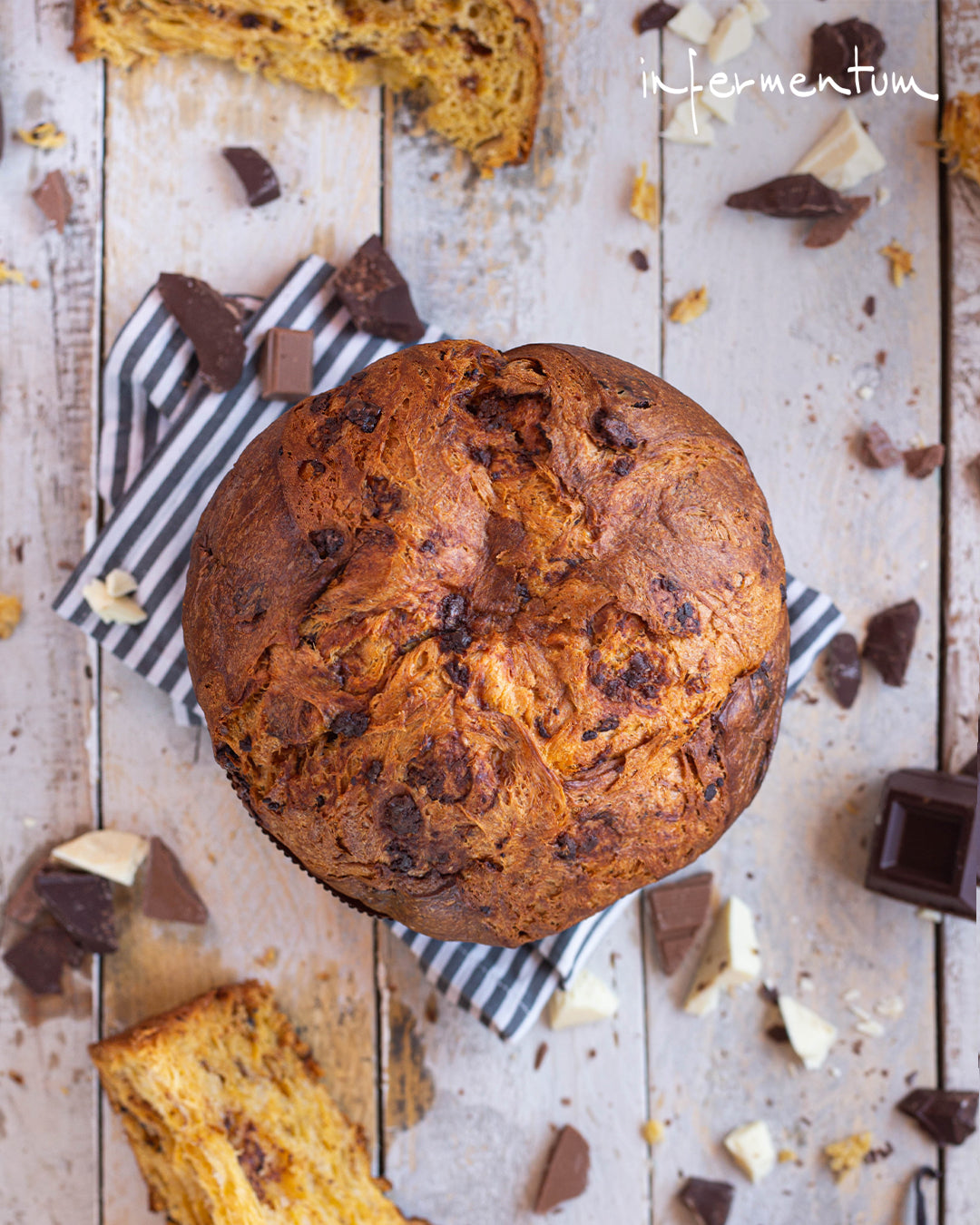 Three Chocolates Panettone