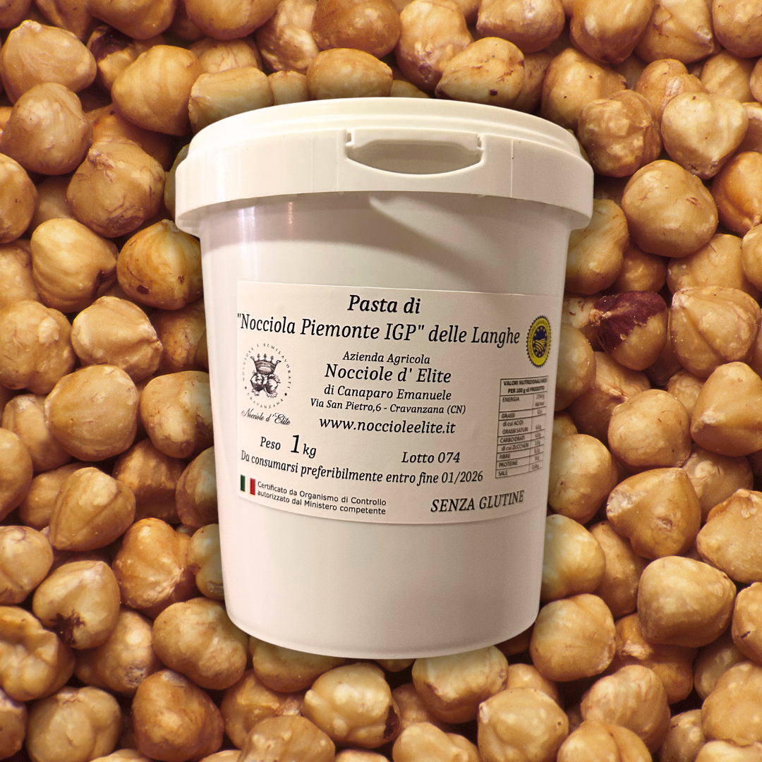 Piedmont Langhe Hazelnut IGP Paste 1kg