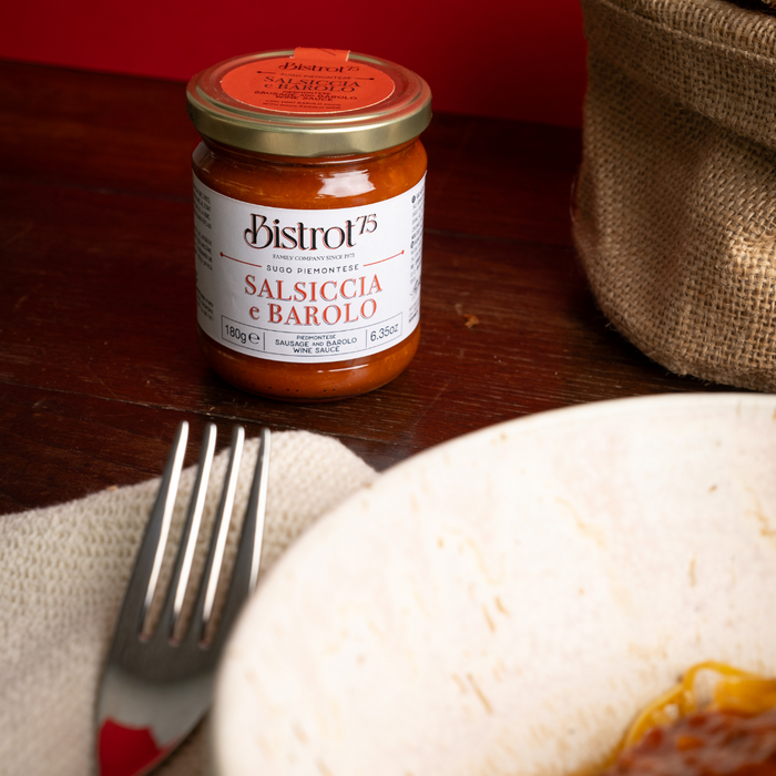 Sausages and Barolo wine ready sauce 180g